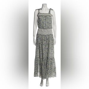 Tory Burch Smocked Anjuna Floral Dress